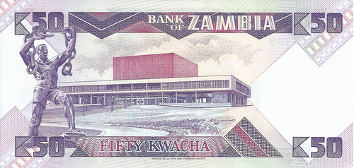 Zambia 50 Kwacha 1986