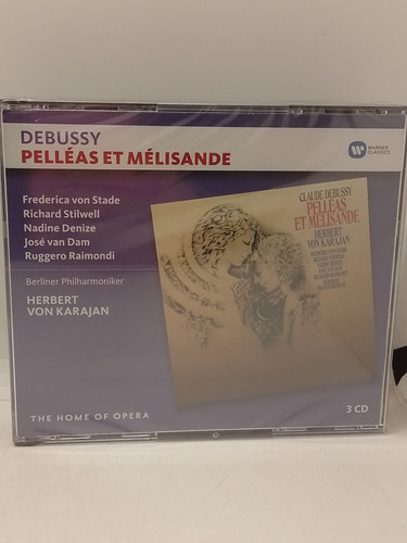 Debussy / Karajan Pelleas Et Melisande Cd X3 Nuevo 