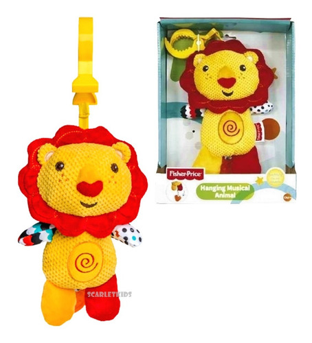 Fisher Price Cunero Musical Animal Colgante Original Scarlet