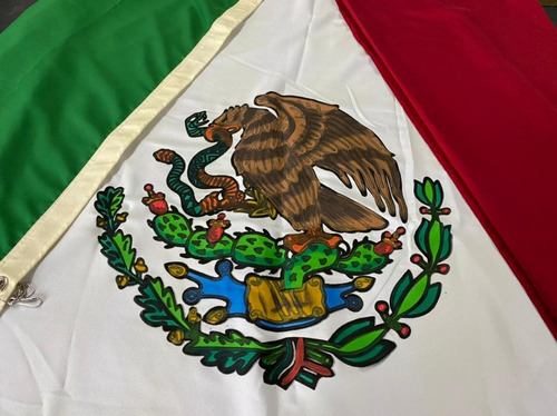 Imagen 2 de 6 de Bandera De Mexico Monumental De Intemperie 3x5