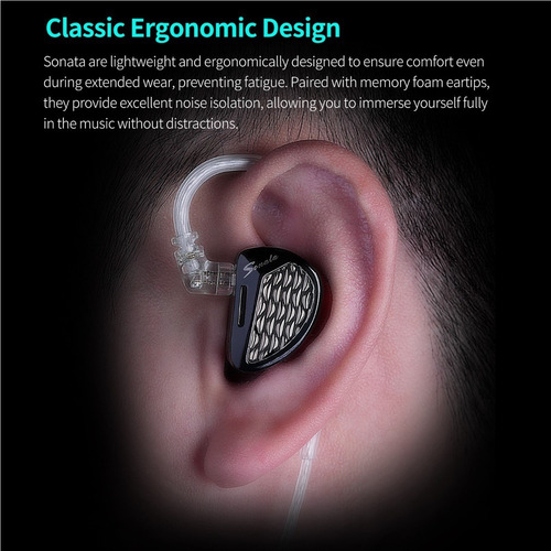 . Auriculares Intraurales Kz Sonata Con Micrófono