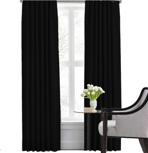 Cortinas Blackout Textil Lavable 2 Paños 140x220 Barral Envio Gratis