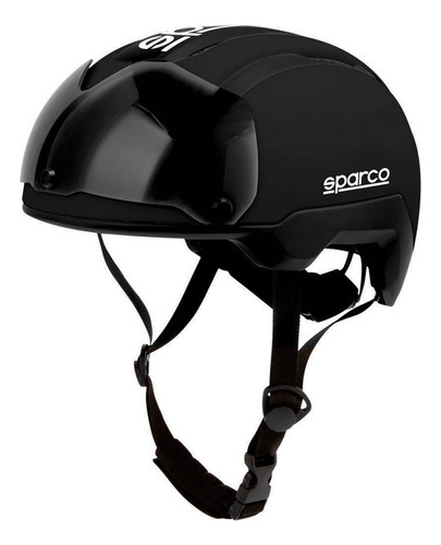 Casco Sparco Ciclismo Led Integrado Gafas Magnéticas Ligero Color Negro Talla M