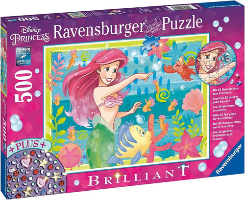 13327 Sirenita Ariel Rompecabezas 500 Piezas Ravensburger