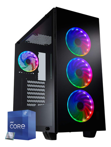 Pc Gamer Core I7 16gb Ddr4 240ssd+1tb Geforce Gtx1050ti 4gb