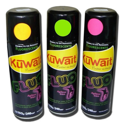 Aerosol Kuwait Verde Fluor 155g/240cm3 G6