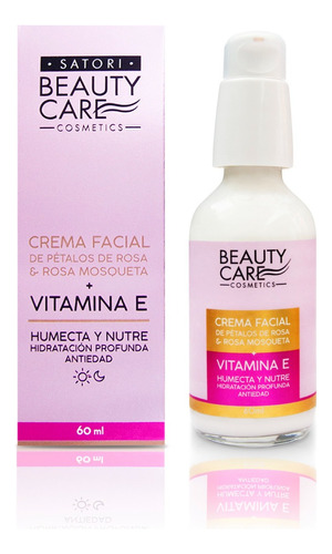 Crema Facial Rosa Mosqueta & Pétalos Satori Beauty Care 60ml