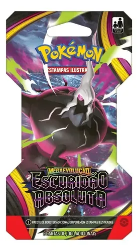 Blister Unitario Pokemon Me05 Escuridao Absoluta 6 Cartas