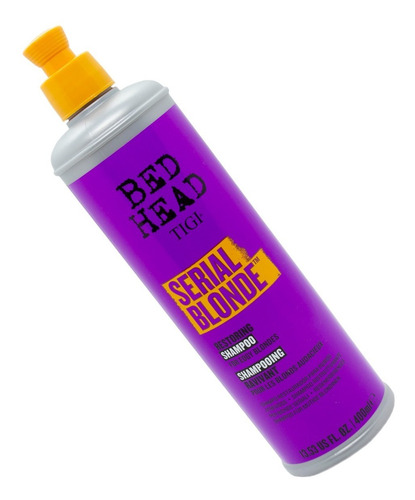 Imagen 2 de 2 de Tigi Bed Head Serial Blonde Shampoo Restaurador Rubios 400ml