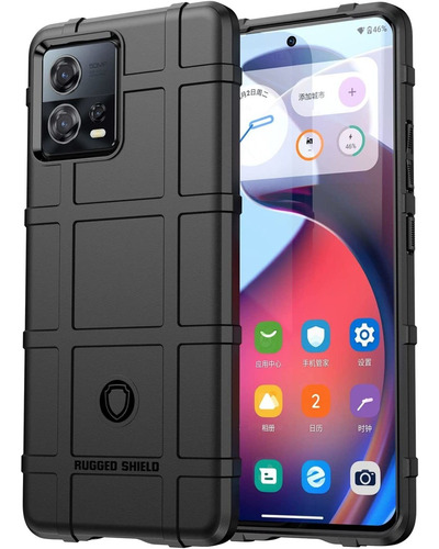 Funda Negra Para Motorola Edge 30 Fusion / Moto S30 Pro