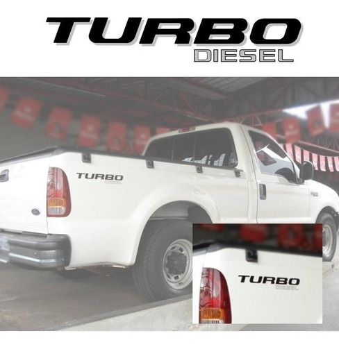 Adesivo Lateral Ford F250 Turbo Diesel  Material De Qualidad