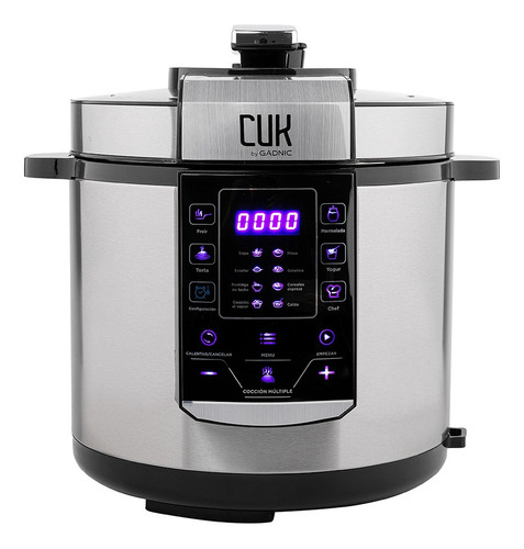 Imagen 2 de 10 de Olla Electrica A Presión Gadnic Hd100 Plus 6l Inox - Olla002