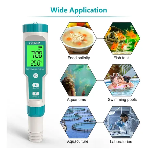 comprar Medidor Ph Conductivida Tds Sal Resistividad Orp Temp 7 En 1