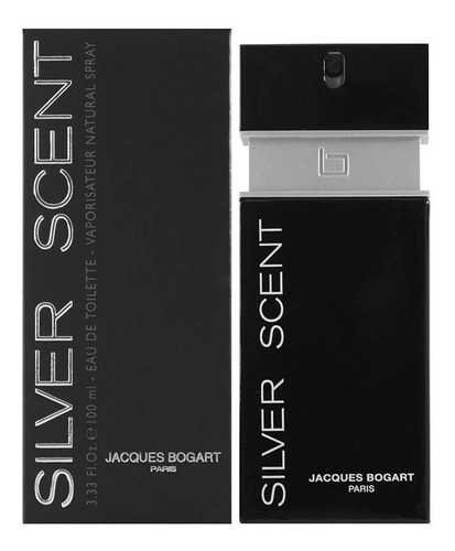 Jacques Bogart Silver Scent Eau De Toilette em Spray Masculino 100mL