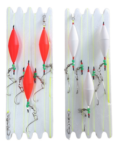 Linea Ideal Lisa 3 Boyas 5 Anzuelos Armada Pesca Rio Mar