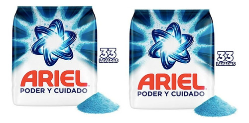 Detergente Ariel Poder Y Cuidado 4 Kg (2pzas)