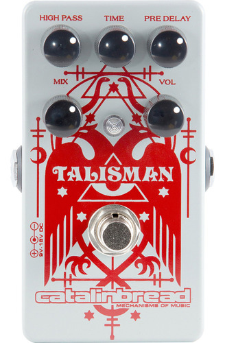 Catalinbread Talisman Classic Plate Reverb Pedal De Efectos. Color Plateado