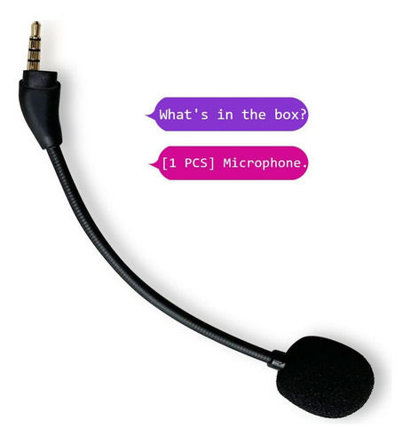 Micrófono De Repuesto Compatible Con Auriculares Hyperx Clou