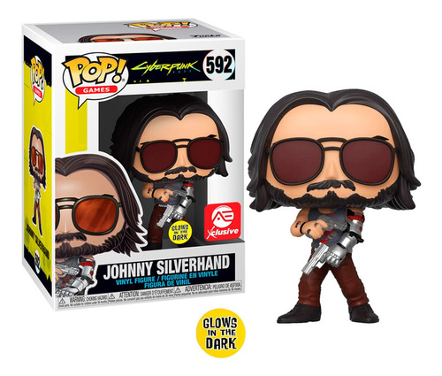 Funko Pop Cyberpunk 2077 Johnny Silverhand (gw) Ae Exclusive