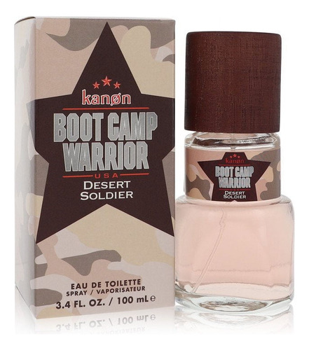 Edt 3.4 Onzas Boot Camp Warrior Desert Soldier Por Kanon