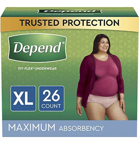 Depend Fit-flex Ropa Interior Para Mujeres Con Incontinencia