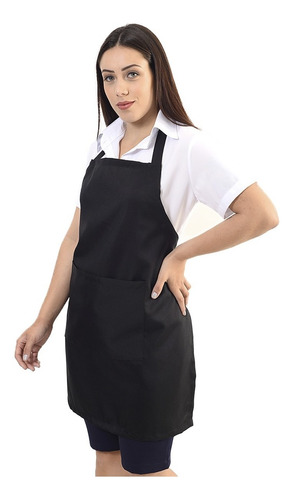 Avental Oxford C/bolso Buffet Uniforme Cozinha Hotel Garçom