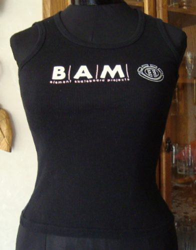 Polera Element Bam Negra T/s