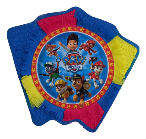 Piñata Infantil Escudo Paw Patroll Patrulla Canina, Perritos