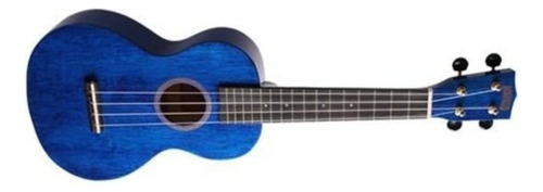 Ukelele Mahalo Hano Concert Con Funda Mh2 Puente Caoba Color Azul