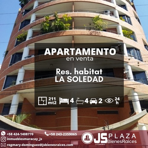 Imagen 1 de 13 de Apartamento En Venta Urb La Soledad 04241408770