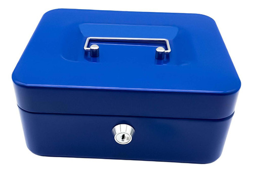 Caja De Efectivo Con Ranura Para Baratijas, Caja Con Azul