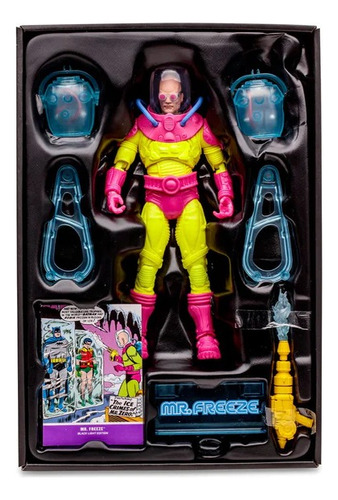 Mr. Freeze Black Light Gold Label Exclusive Edición Limitada