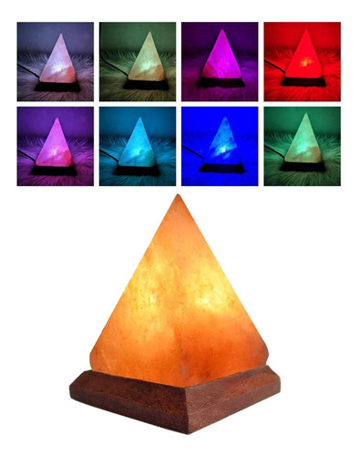 Lámpara De Sal Portátil Usb Lámpara De Mesa Piedra Sala