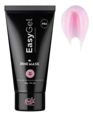 Pink Mask Easy Gel 30 G. Polygel Uv Led Uñas Esculpidas