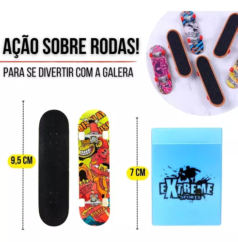 Skate de Dedo - 9 cm - Pro Deck - Tide - Multikids