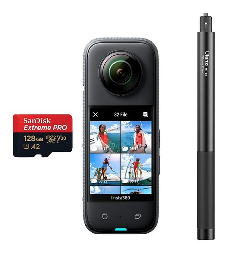 Insta360 X3 + Selfie Stick 114cm + 128gb Extreme Pro Pack