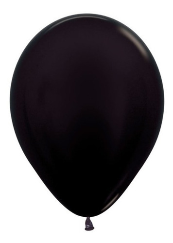 Globos R-9 Metal Negro - Sempertex X50