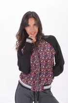 Comprar Campera Media Estación Mujer Bomber Chai Combinada Liviana