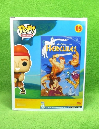 Funko Hercules Vhs Covers Disney Con Acrílico Protector