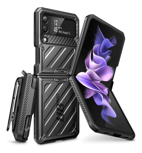Capa Case Supcase Ub Pro Galaxy Z Flip3 6.7 - Preto