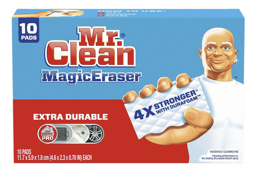 Mr. Clean Magic Eraser, Extra Duradero, Limpiador De Zapato.