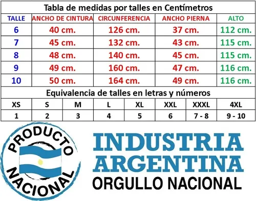 Jogging Talles Especiales 6 7 8 10 Grandes Super Promo Oferta