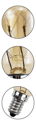 2 X 2x2pcs E14 Base Bombilla Para Horno 300 °c 2 Piezas