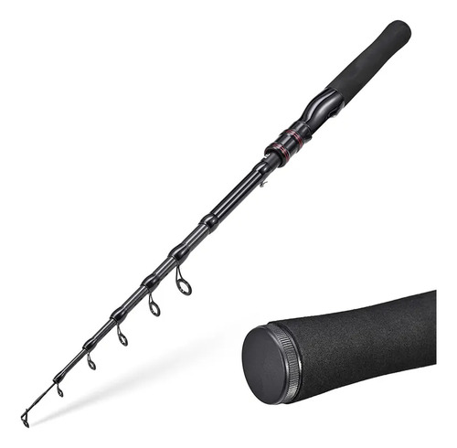 Caña Telescopica 2.10mts Grafito 6-17lb Rotativo Frontal
