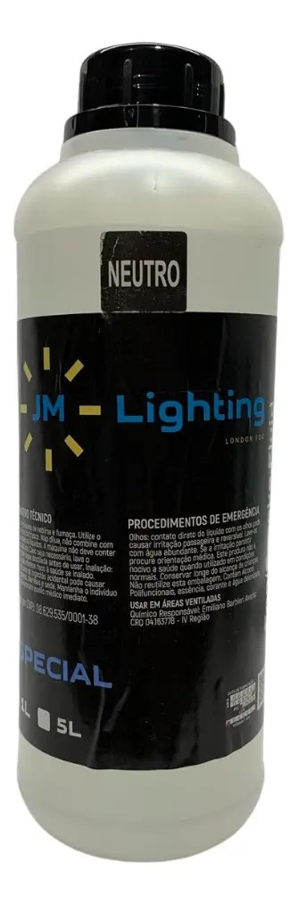 Fluído De Fumaça Glicerinado Fragrância Neutra