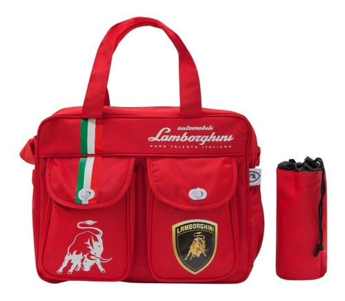 Bolso Maternal Con Cambiador Lamborghini 