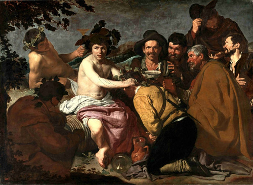 Lienzo Tela Arte El Triunfo De Baco Diego Velázquez 90x124