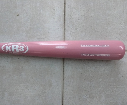 Bat Kr3 C271 33.5 Rosa Madera Maple Pro Beisbol
