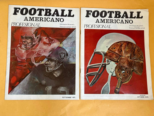 Revistas Football Americano 1975