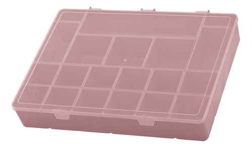Caja Organizador Color Extra Grande 37x27x6 Cm - Garageimpo Color Rosa
